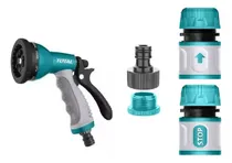 Comprar Pistola De Riego De 9 Posiciones + Acople Rapido Total