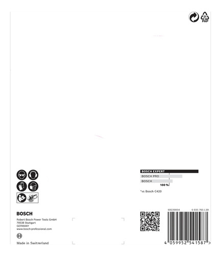 Disco de lija Bosch EXPERT C470; 150mm G320 5 unidades