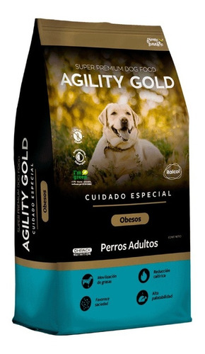 Alimento Seco Para Perro Agility Gold Adultos Obesos 7 Kg