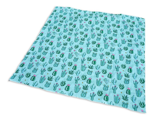 Imagen 2 de 7 de Lona Playera Lona Picnic Con Bolsa 140x140 Cactus Y Crasas
