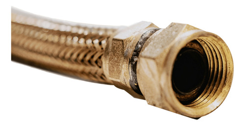 Mangueira Gás De Botijão E Gás Encanado 1,2m Grande Aço Flex