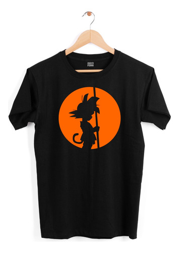 Playera Anime Dragon Ball Goku Silueta Manga Hombre 73