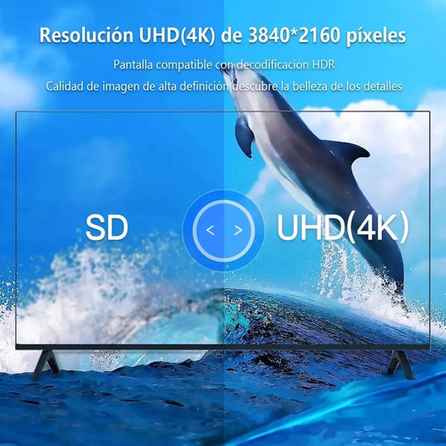 Tele Smart Tv Pantalla 50 Pulgadas Android 4k Televisión