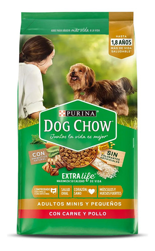 Purina Dog Chow Minis/peq Carne Y Pollo 8kg