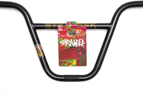 Imagen 9 de 10 de Manubrio Stranger Bmx Zia 9,50 Full Cromo Negro Profesional