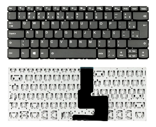 Teclado P/ Notebook Compatível Com Lenovo Yoga 520-14ikb