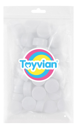 50 Cajas De Plástico Con Forma De Anillos Toyvian, 22 Cm, Co