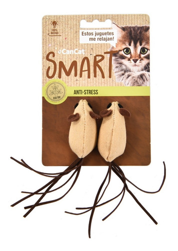 Duo Ratones Smart Para Gatos Cancat Antistress