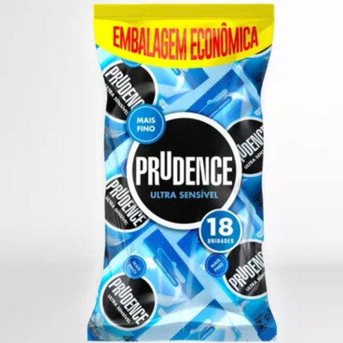 Camisinha Preservativo Prudence Ultra Sensível Com 18 Unidad