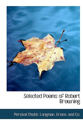 Libro Selected Poems Of Robert Browning - Chubb, Percival