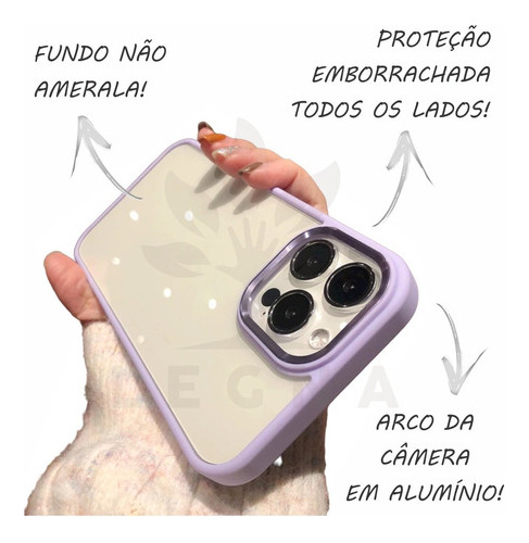 Capa Case iPhone Pro Pro Max Normal Qualidade Premium Rígida