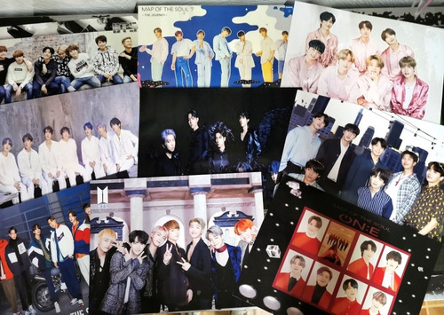 Bts 8 Poster Tamaño Carta Papel Fotográfico Envío Incluído