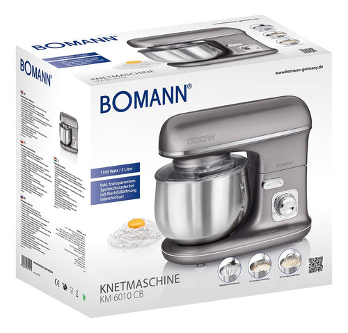 Bomann Km 6010 Cb-amasadora Con Tapa Transparente