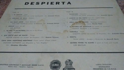 En Oferta: Disco Lp Vinilo: El Monstruo Despierta! (Usado)