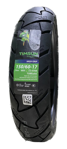 Llanta Timsun 150-60-17 Tl Sellomatic Sport Touring Ts659