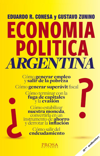 Imagen 1 de 3 de Libro Economia Politica Argentina Eduardo Conesa Y Luis Rey