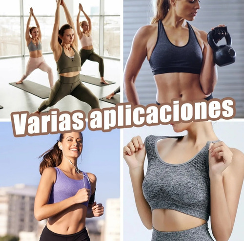 Conjunto Deportivo 2 Piezas Top + Short Biker Licra Push Up Azul Acero Lisa Unitalla