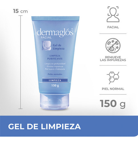Gel De Limpieza Dermaglós Piel Normal X150g