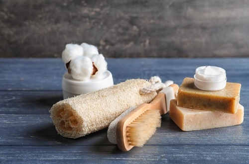Esponja Vegetal Natural Exfoliante De Cocina Luffa Kompost
