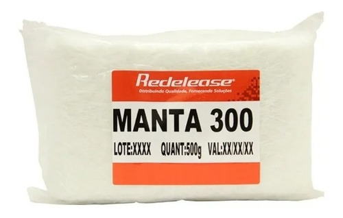 Manta Fibra De Vidro 300 Laminação Pacote C 1,7m² Ou 0,500kg