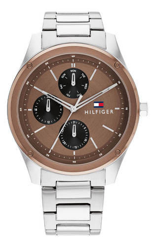 Reloj Tommy Hilfiger Para Hombre De Acero Plateado 1710533 S