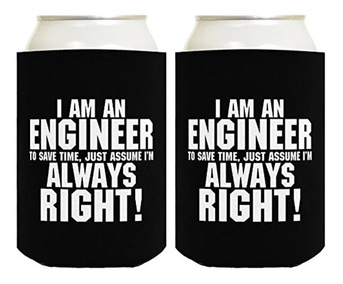 Funny Beer Coolie Engineer Es Siempre El Mejor Regalo Pack D