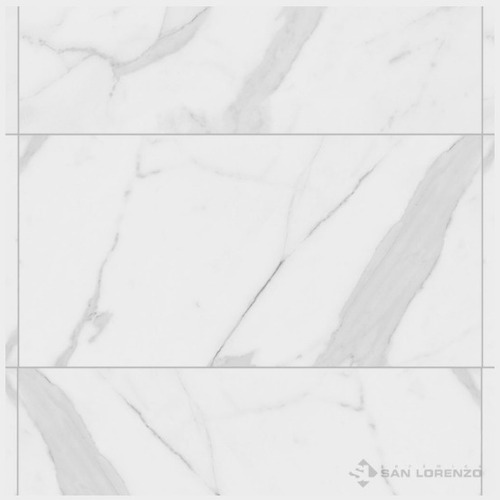 Porcellanato Calacata Bianco 28x57,7 Rect Pul San Lorenzo