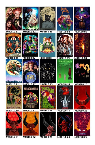 Imagem 2 de 2 de Quadros Decorativas Abracadabra Hocus Pocus A Lenda
