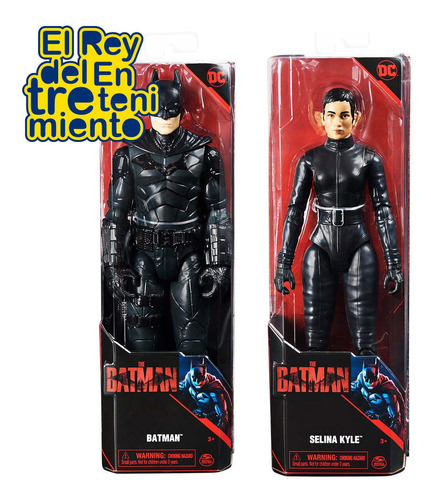 Imagen 2 de 5 de Muñeco Batman Figura Articulada 30 Cm Película 2022 - El Rey