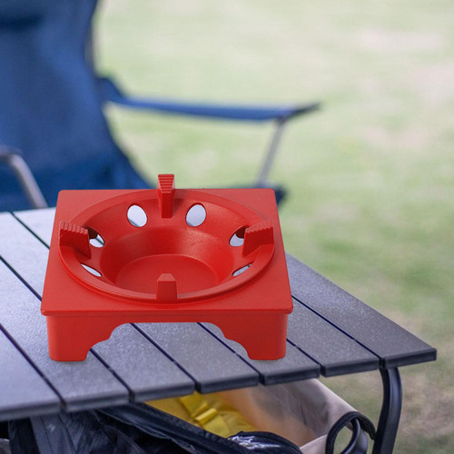 Mini Estufa De Camping, Caldera De Fuego, Estufa Rojo