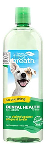 Tropiclean Fresh Breath Plaque Remover Aditivo Para El Agua