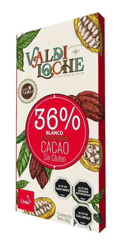 Imagen 1 de 1 de Chocolate Blanco Capuchino 36% Cacao