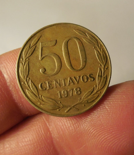 Moneda 50 Centavos. Chile, 1978.