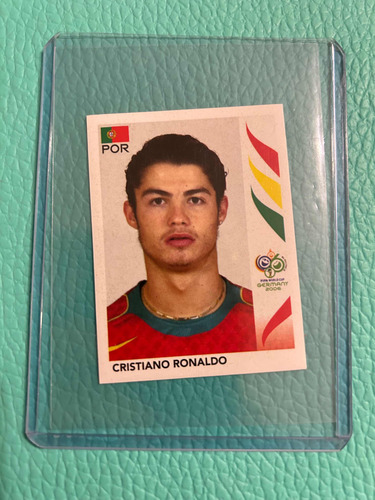 Estampa Original De Cristiano Ronaldo Mundial Alemania 2006 (Usado)
