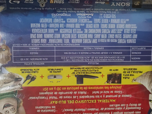 Bluray Hotel Transilvania 3d Y 2d Original Nueva