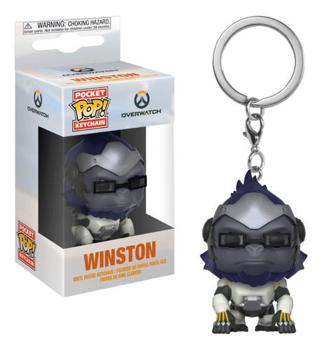 Chaveiro Funko Pocket Pop Keychain - Overwatch Winston