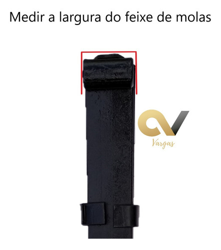 Conjunto Suspensão 02 Feixe De Molas 1000kg Reboque Trailer