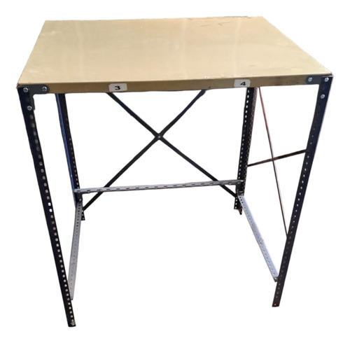 Estantería Baja/mesa De Trabajo/multiuso 73x90x97cm Usada Beige (Usado)