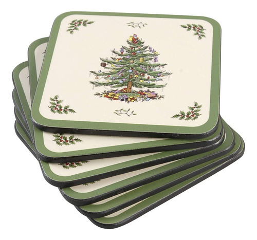 Spode Posavaso Para Arbol Navidad (caja 6)