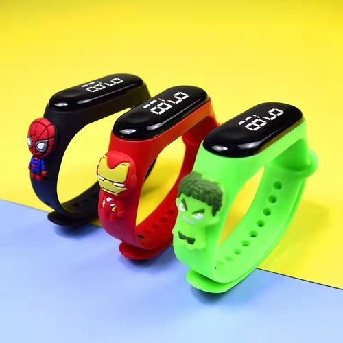 . Reloj Pulsera Led Infantil De Dibujos Animados, 24 Piezas