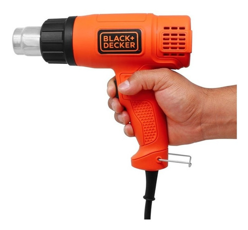 Imagen 6 de 7 de Pistola De Calor 1500w Black Decker Hg1500 Black + Decker