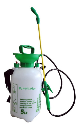 Pulverizador Borrifador Jardim 5 Litros Pressão Acumulada 5l