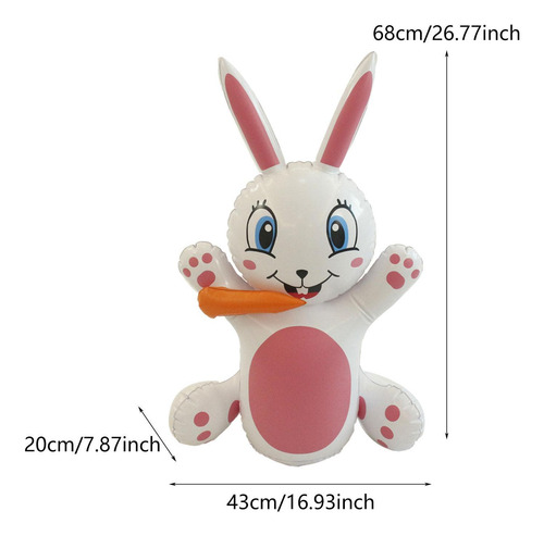 Inflable De Pascua, Decoración De Pascua, Adorno De Ligero,