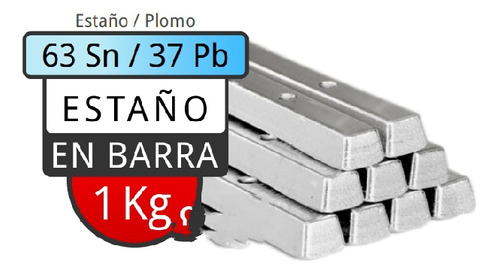 Barra De De Estaño De 1 Kg