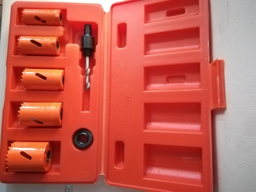 Kit Set Juego Sierra Copa Bi-metal 7 Piezas Makawa