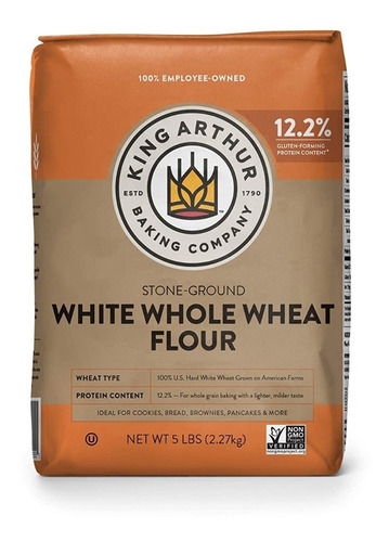 King Arthur White Whole Wheat Flour 2.27 Kg