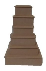 10 Caja Tapa Con Moldura Souvenirs 6x10 Cm