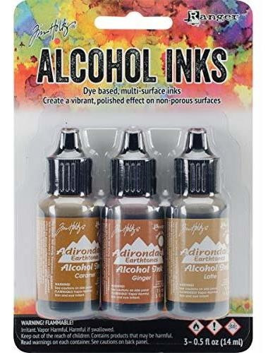 Guardabosques Adirondack Alcohol Tinta 1-2 Onza 3 - Pkg, Cab