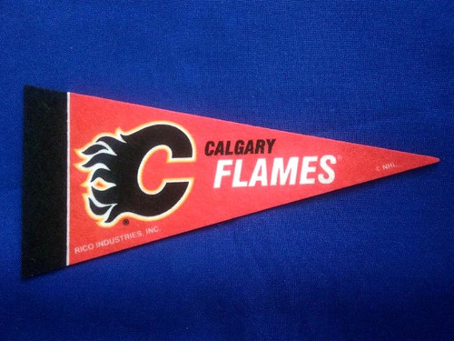 Mini Banderín Hockey Nhl - Calgary Flames - Rico