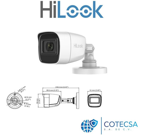 Cámara De Seguridad Hikvision Thc-b120-ms Visión Nocturna Incluida
